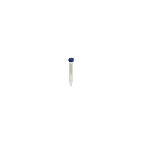 10 Provette da 15 mml con tappo (plastica)