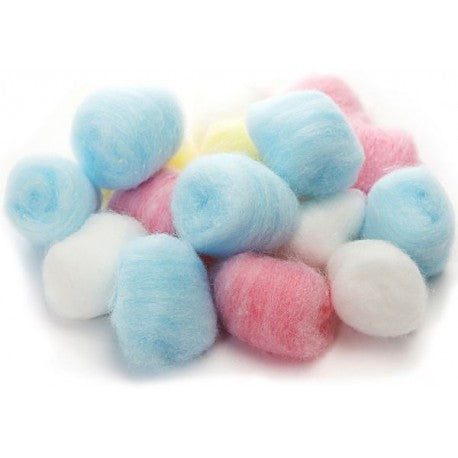 100 Batuffoli di Cotone colorati (60gr)