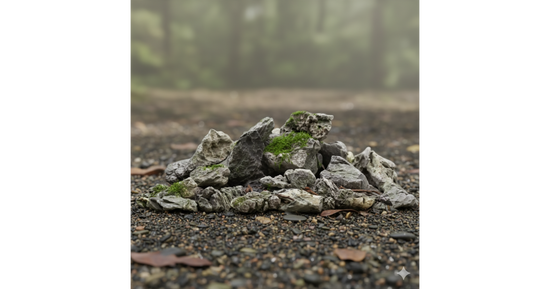 500gr Seiryu Stone Black