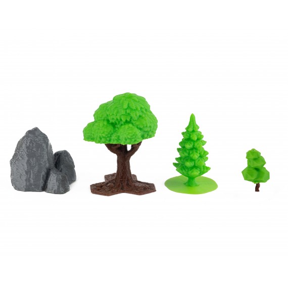 Decorazione artificiale 3D (confezione da 4 misure)