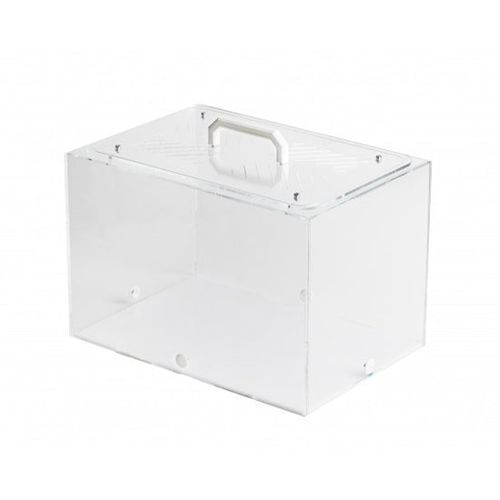 Scatola di foraggiamento in acrilico 30x20x20 cm